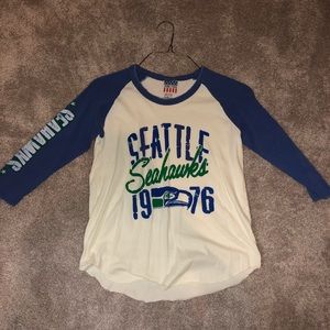 Junk food Seattle Seahawks 3 quarter sleeve